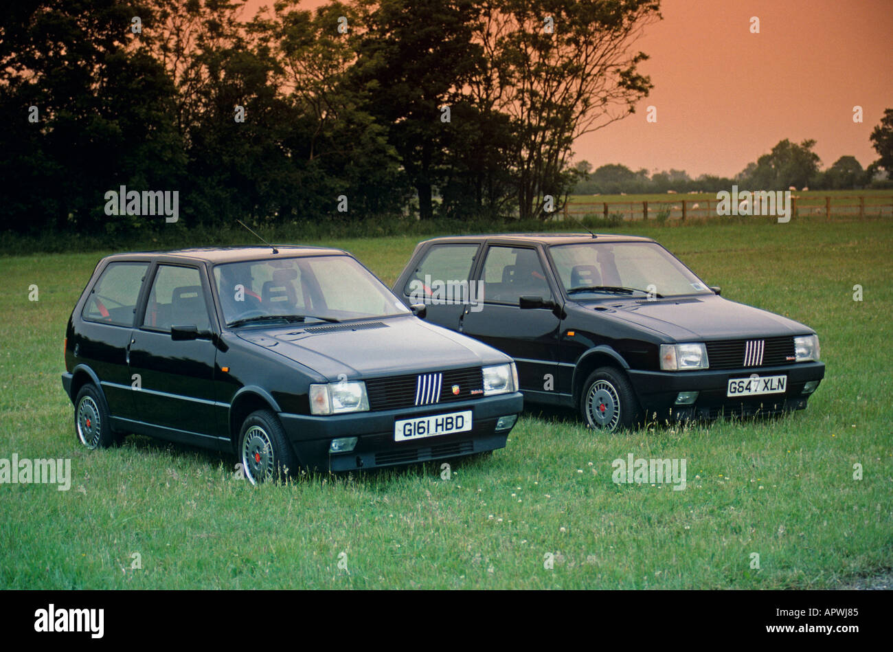 Fiat Uno Turbo ie. Turbo built 1985 to 1989. (Uno 1983 to 1989) Stock Photo