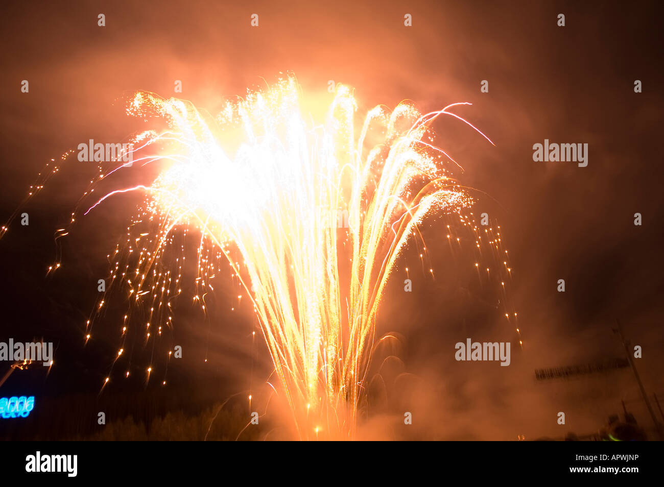 "Thunder in the Valley" fireworks show Stock Photo Alamy