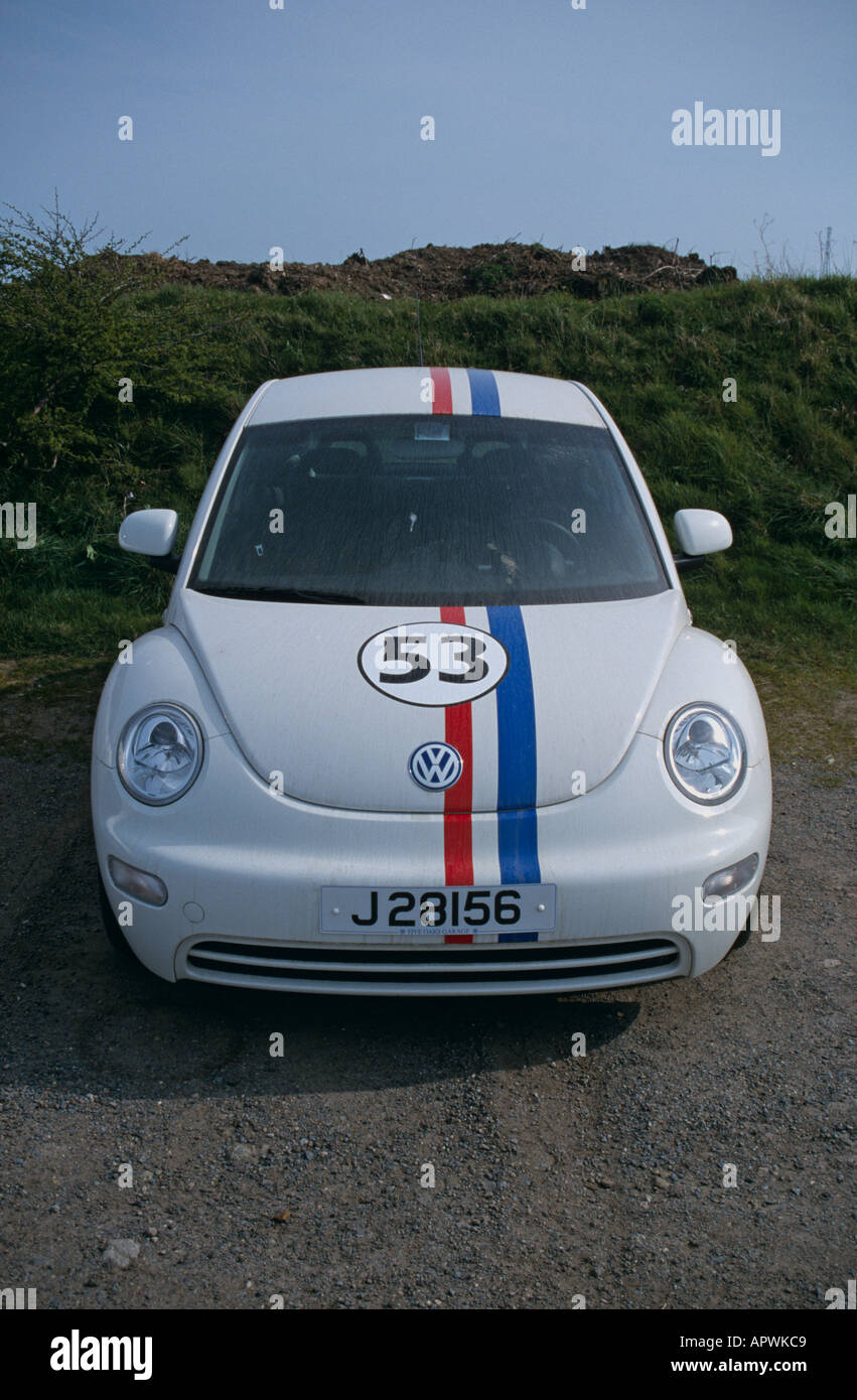 New Volkswagen Beetle (Herbie) Introduced 1999 Stock Photo