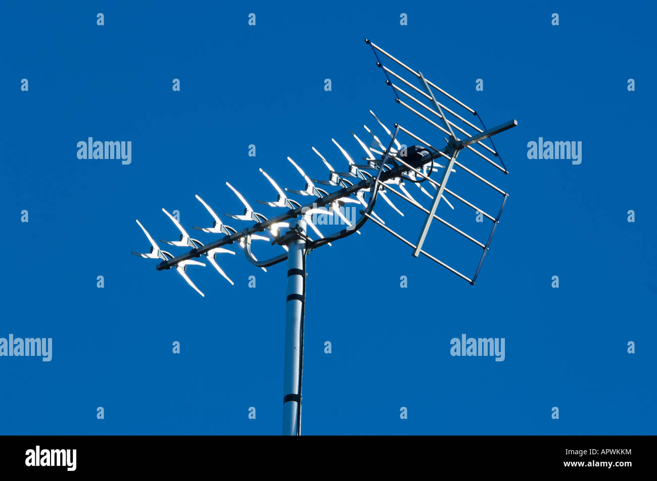 Television aerial Stock Photo