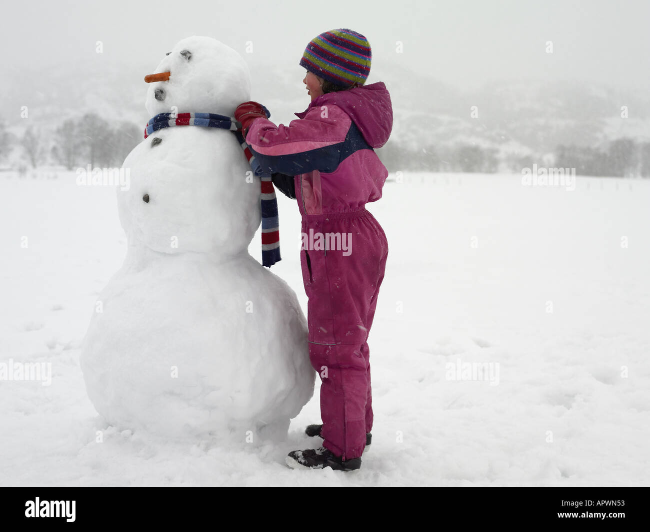 We can make a snowman
