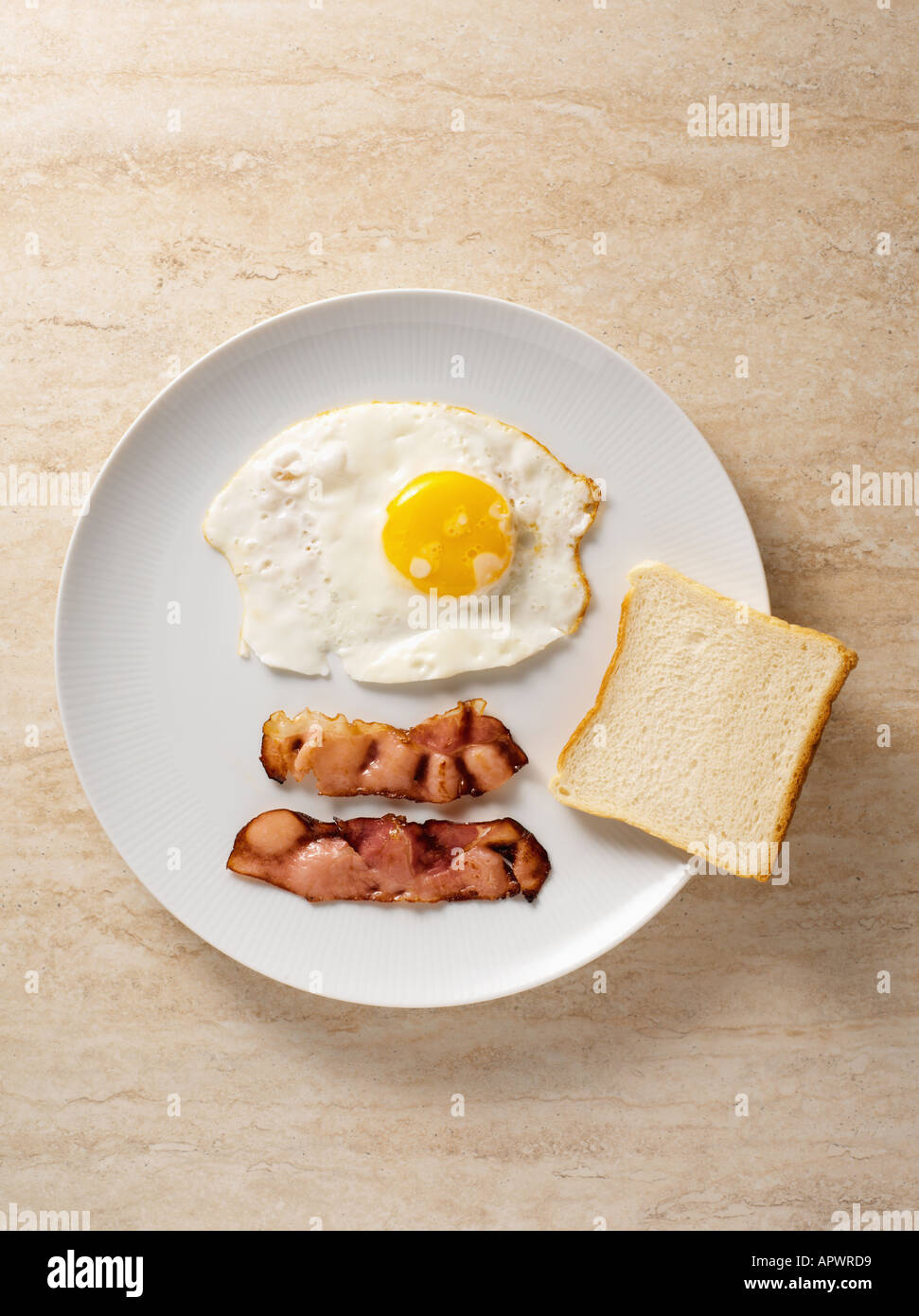 English breakfast on table Stock Photo