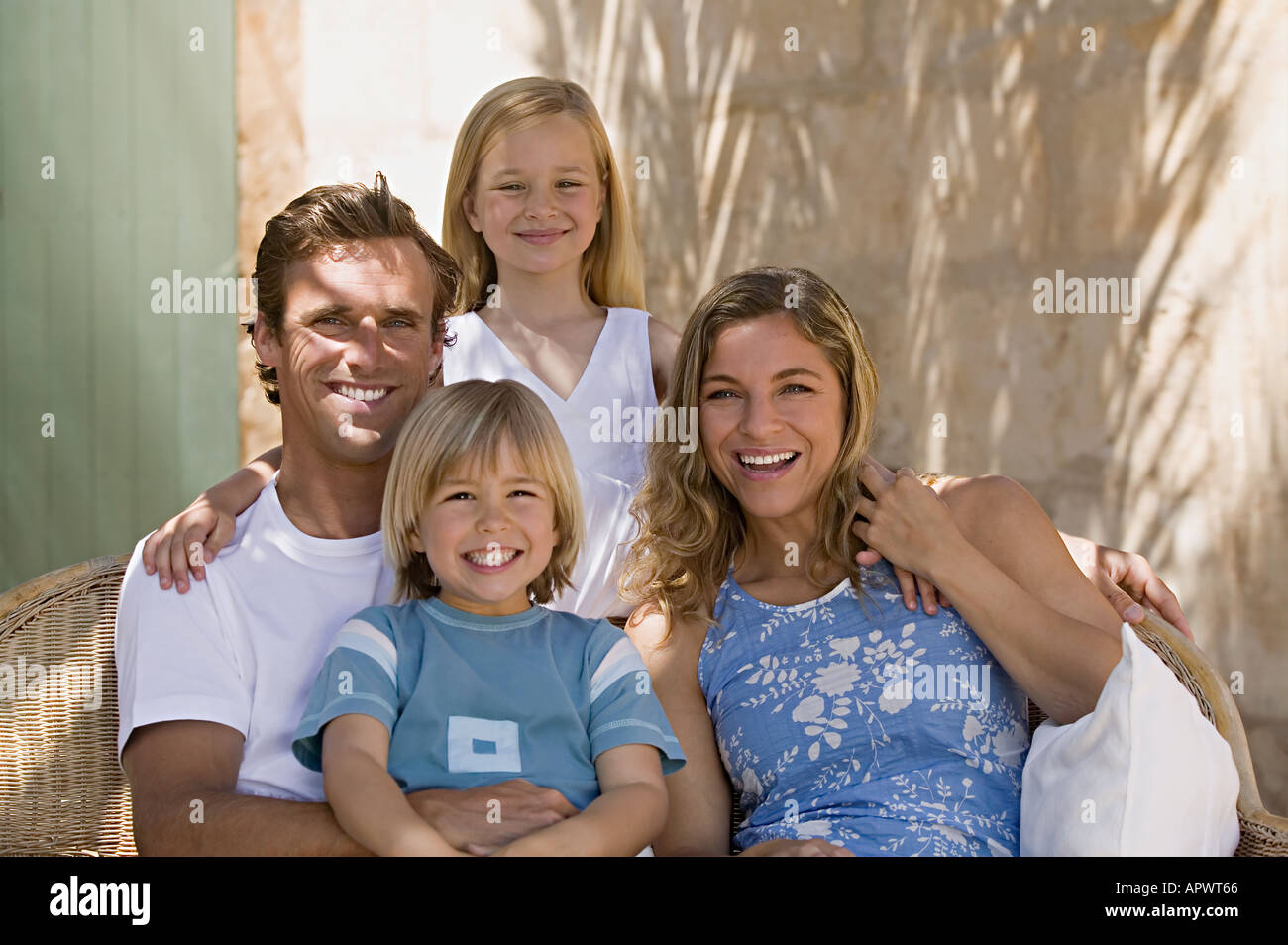 Portrait happy family time hi-res stock photography and images - Alamy