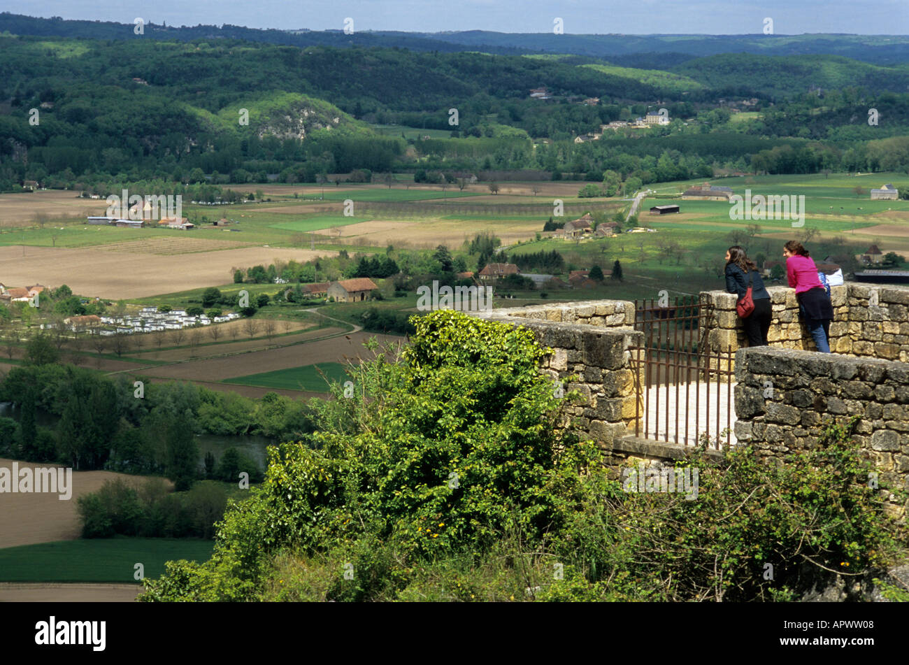 Domme Dordogne France Panorama From The Belvedere Of The Medieval domme-dordogne-france-panorama-from-the-belvedere-of-the-medieval