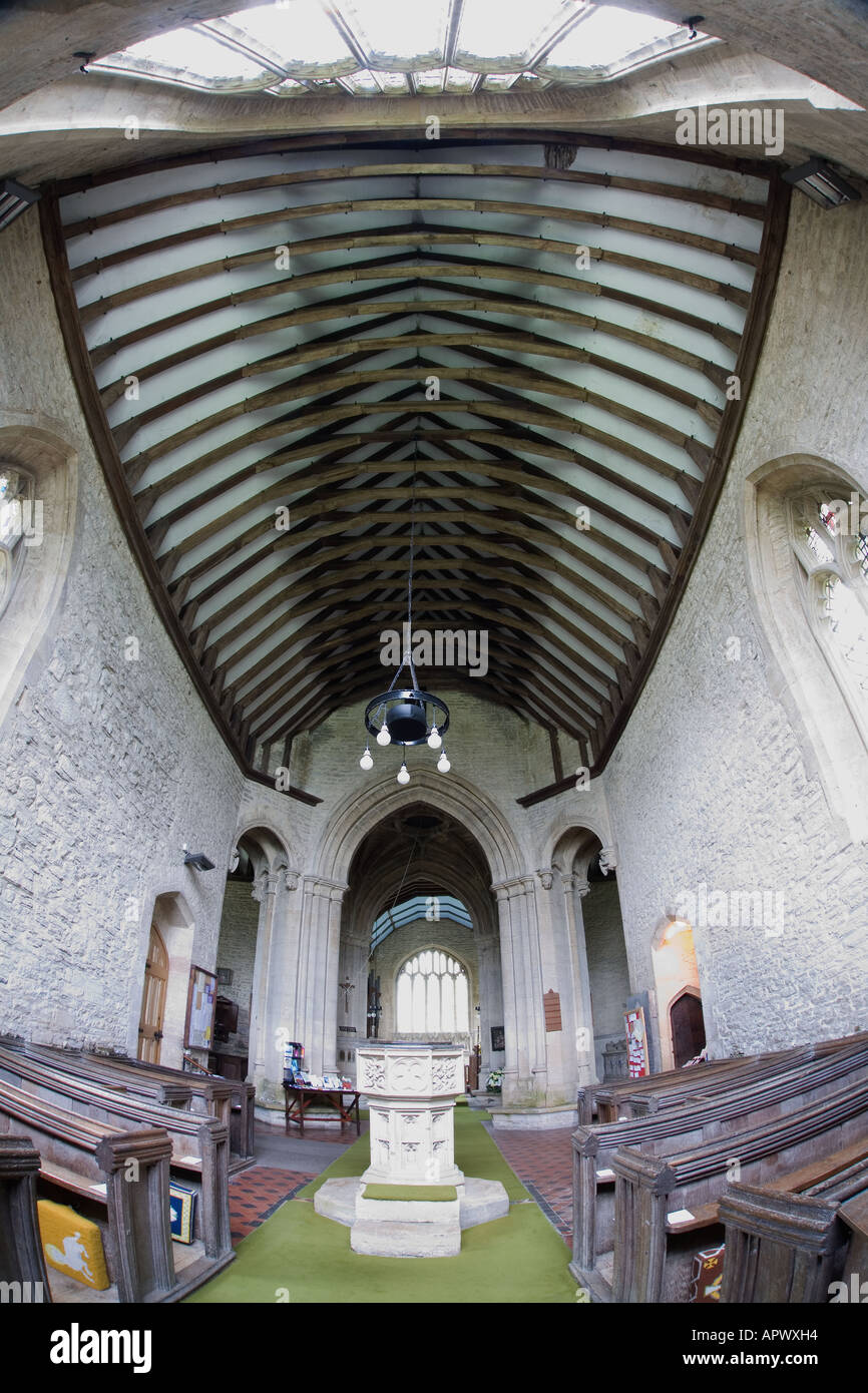 Interior minster lovell church hires stock photography and images Alamy