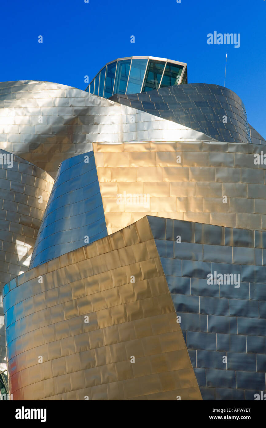 The Guggenheim museum in Bilbao Spain Stock Photo
