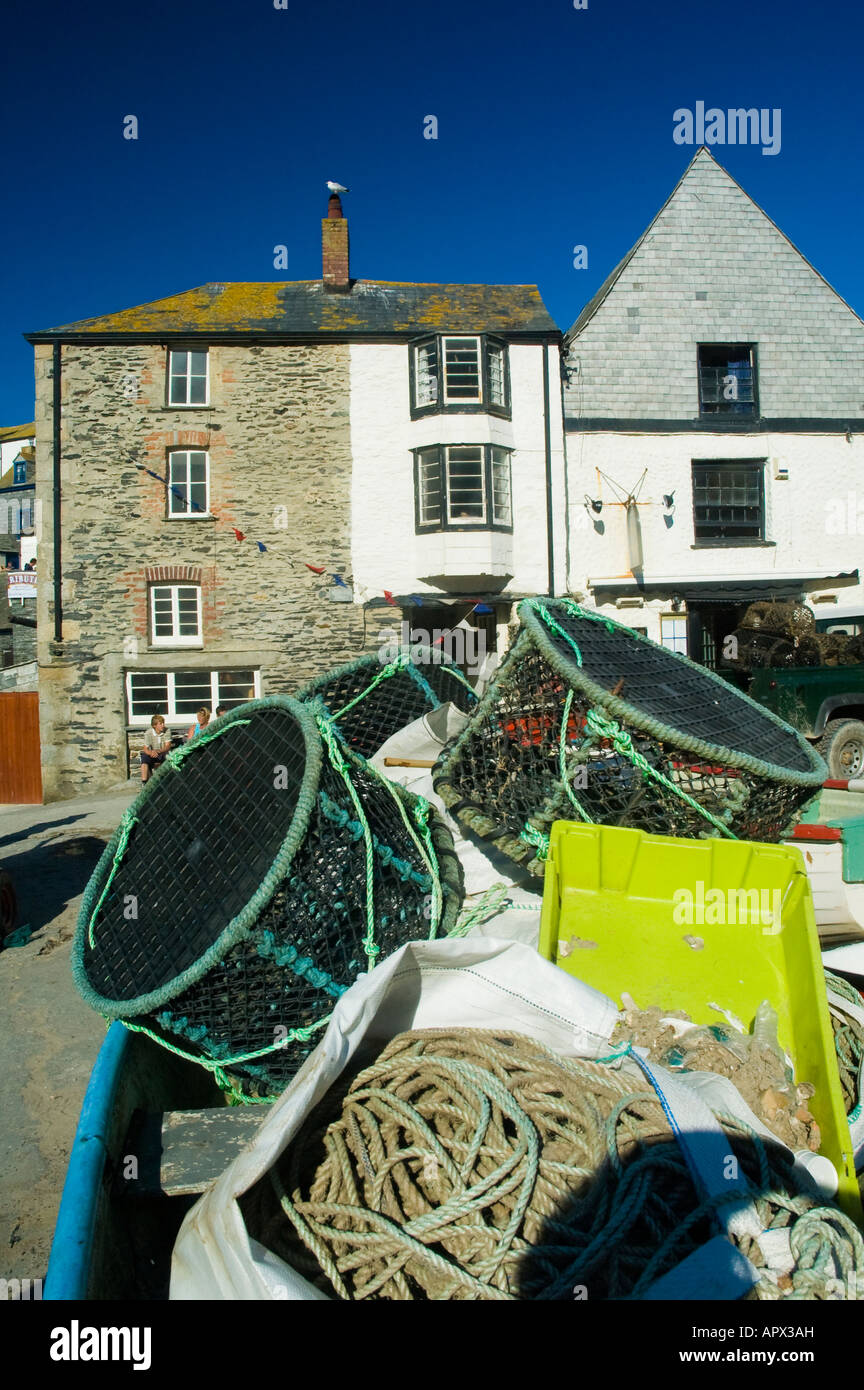 Port Isaac harbour. Port Isaac has a small fishing industry, but now is