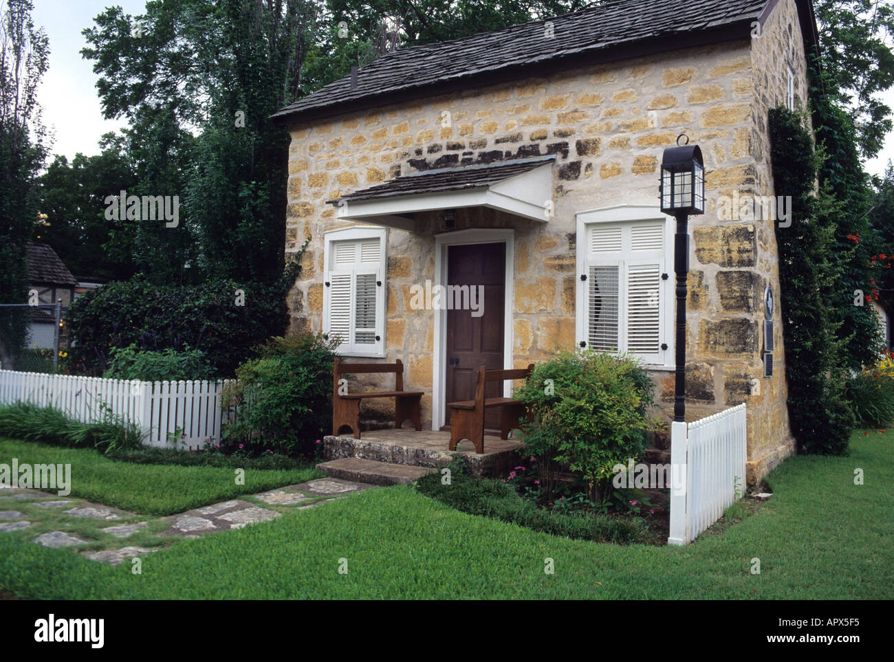 A Historic German Stone House In Fredericksburg Texas Ranchers Had
