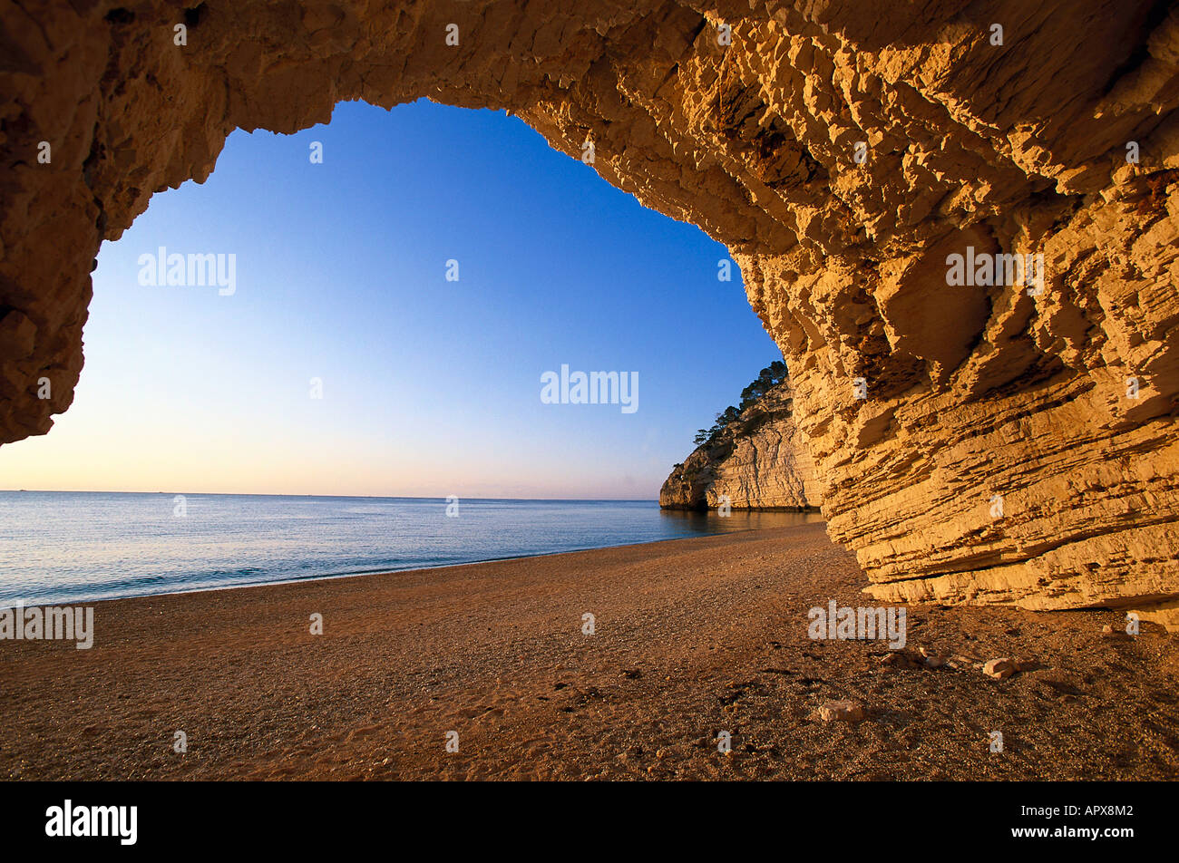 Beach Spiaggia Vignanotica, Grotto, Baia dei Gabbiani, Gargano, Puglia