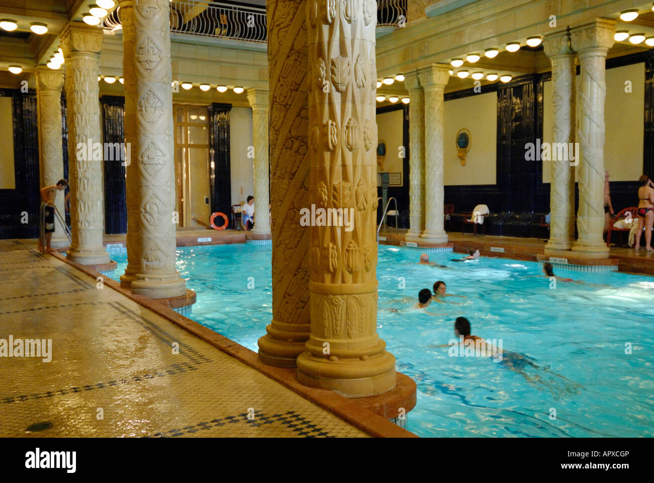 GELLERT THERMAL BATHS. BUDAPEST, HUNGARY Stock Photo Alamy