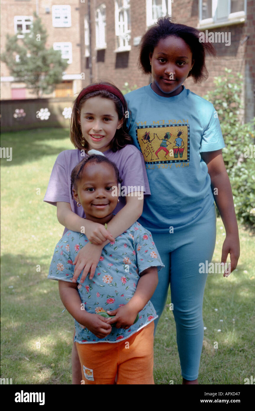 Children different ages and race Stock Photo - Alamy