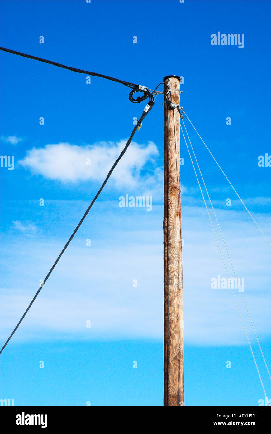 simple-electric-pole-distribution-stock-photo-alamy