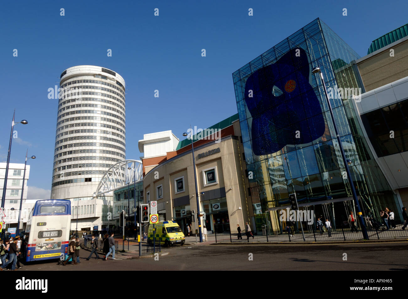 The Bullring and Rotunda Birmingham West Midlands England UK Stock Photo