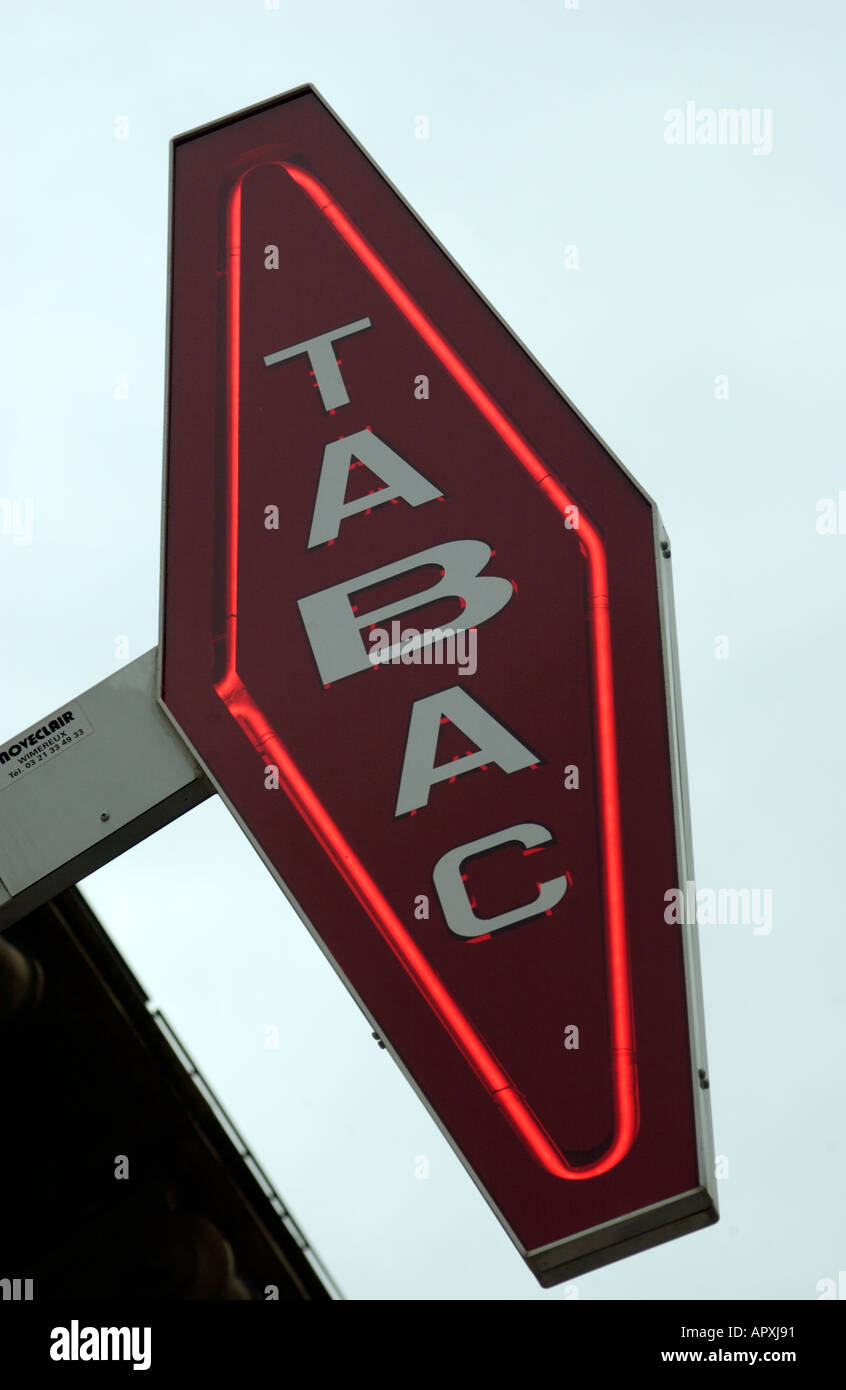 Tabac Sign Stock Photo