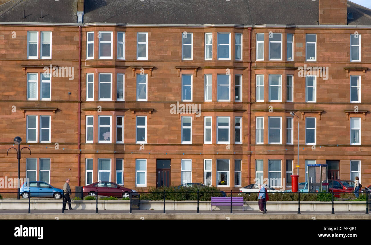 Sandringham apartment building on the seafront in Largs Ayrshire