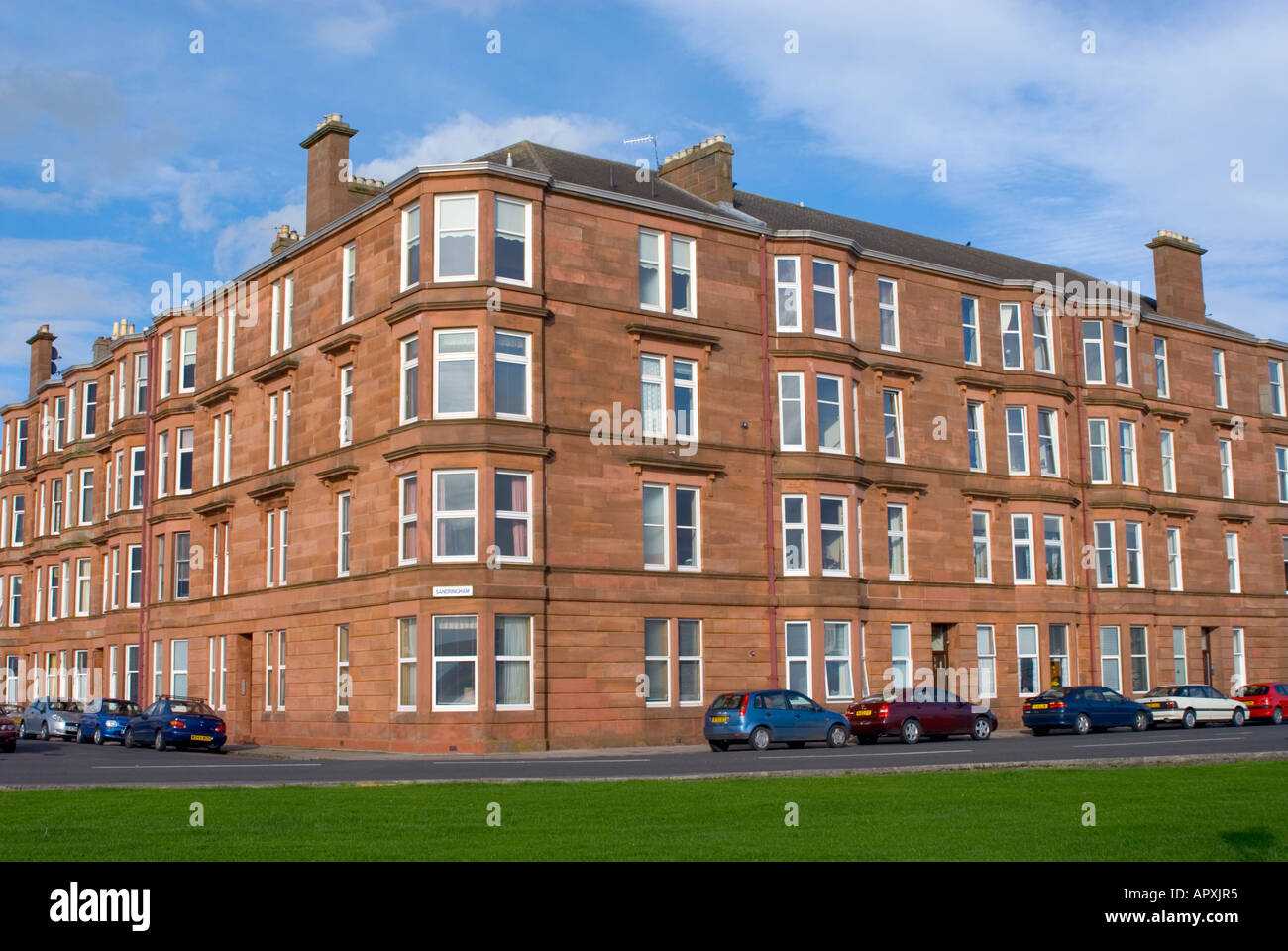 Sandringham apartment building on the seafront in Largs Ayrshire