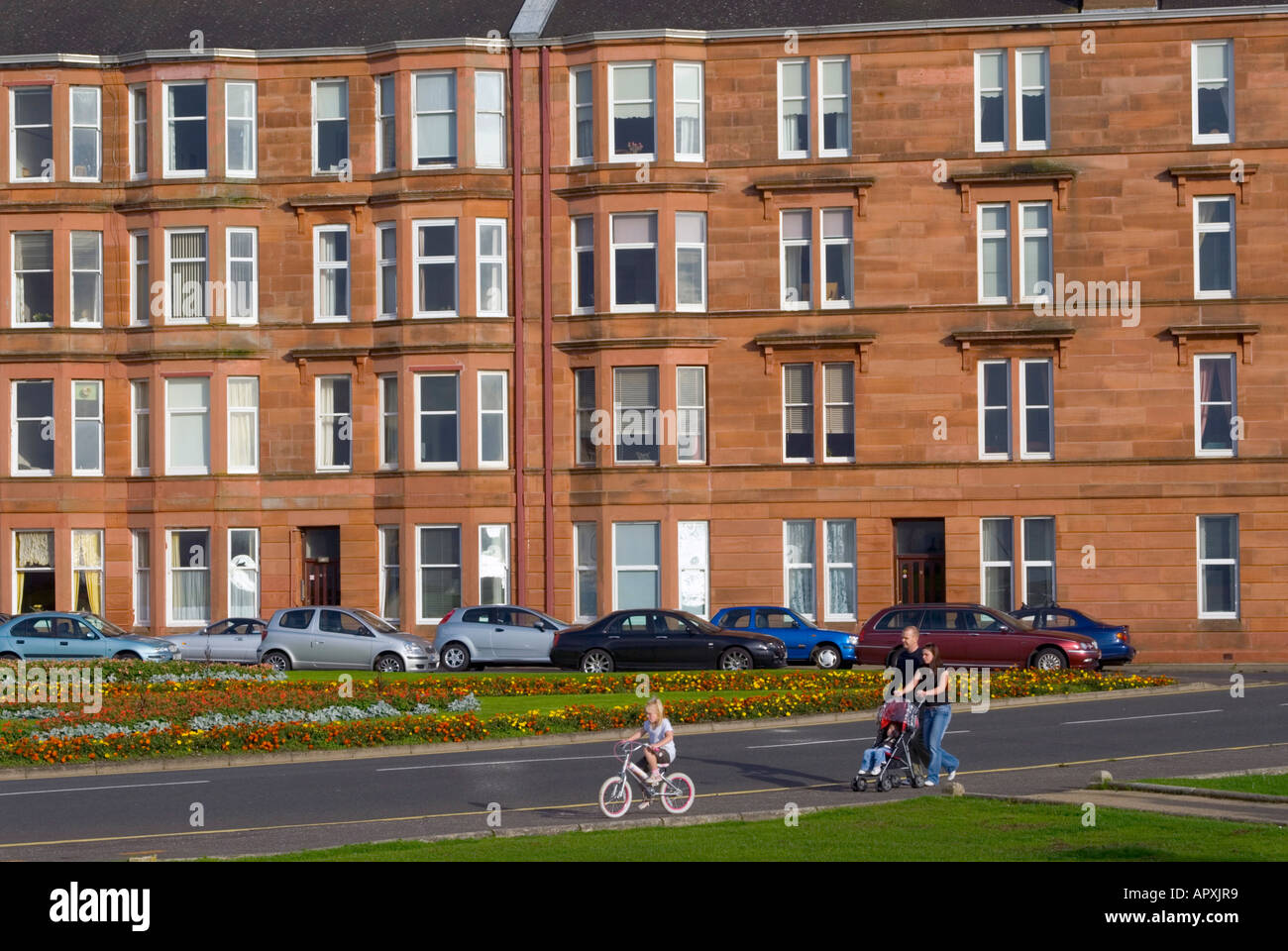 Sandringham apartment building on the seafront in Largs Ayrshire