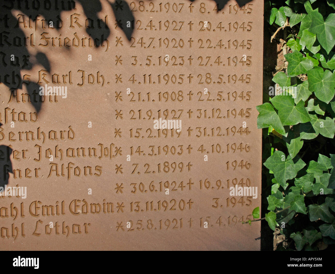 Engraved victim names hi-res stock photography and images - Alamy