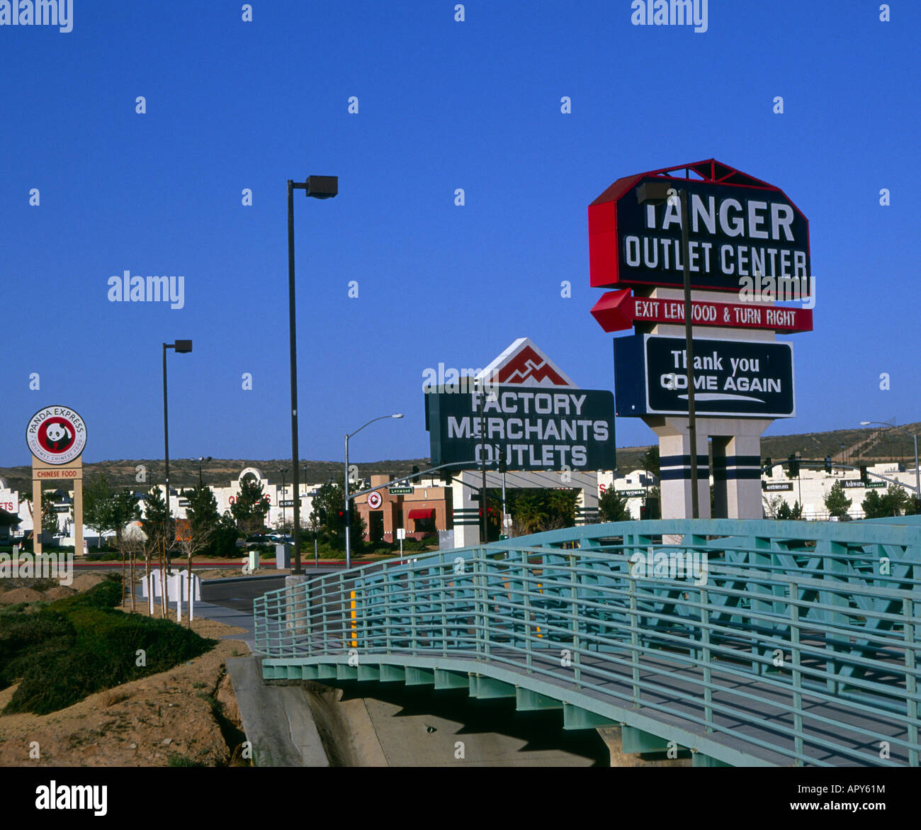 Tanger factory shopping outlet center Barstow California USA Stock Photo -  Alamy