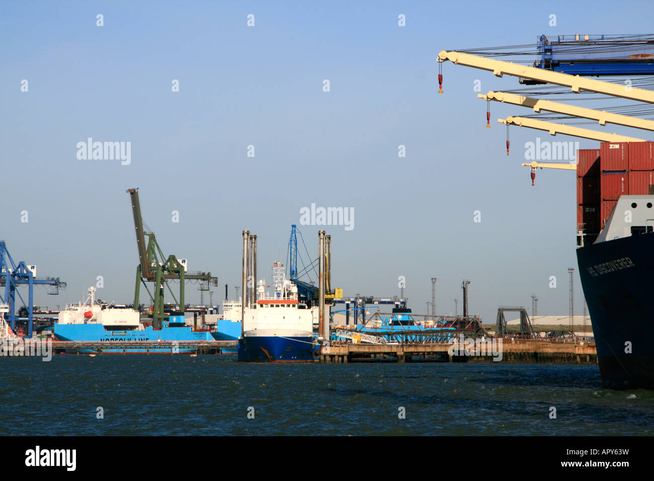 Felixstowe is a North Sea seaport in Suffolk, England. It has the