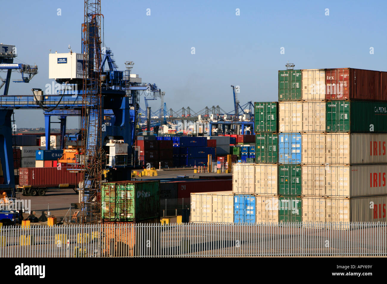 Felixstowe is a North Sea seaport in Suffolk, England. It has the