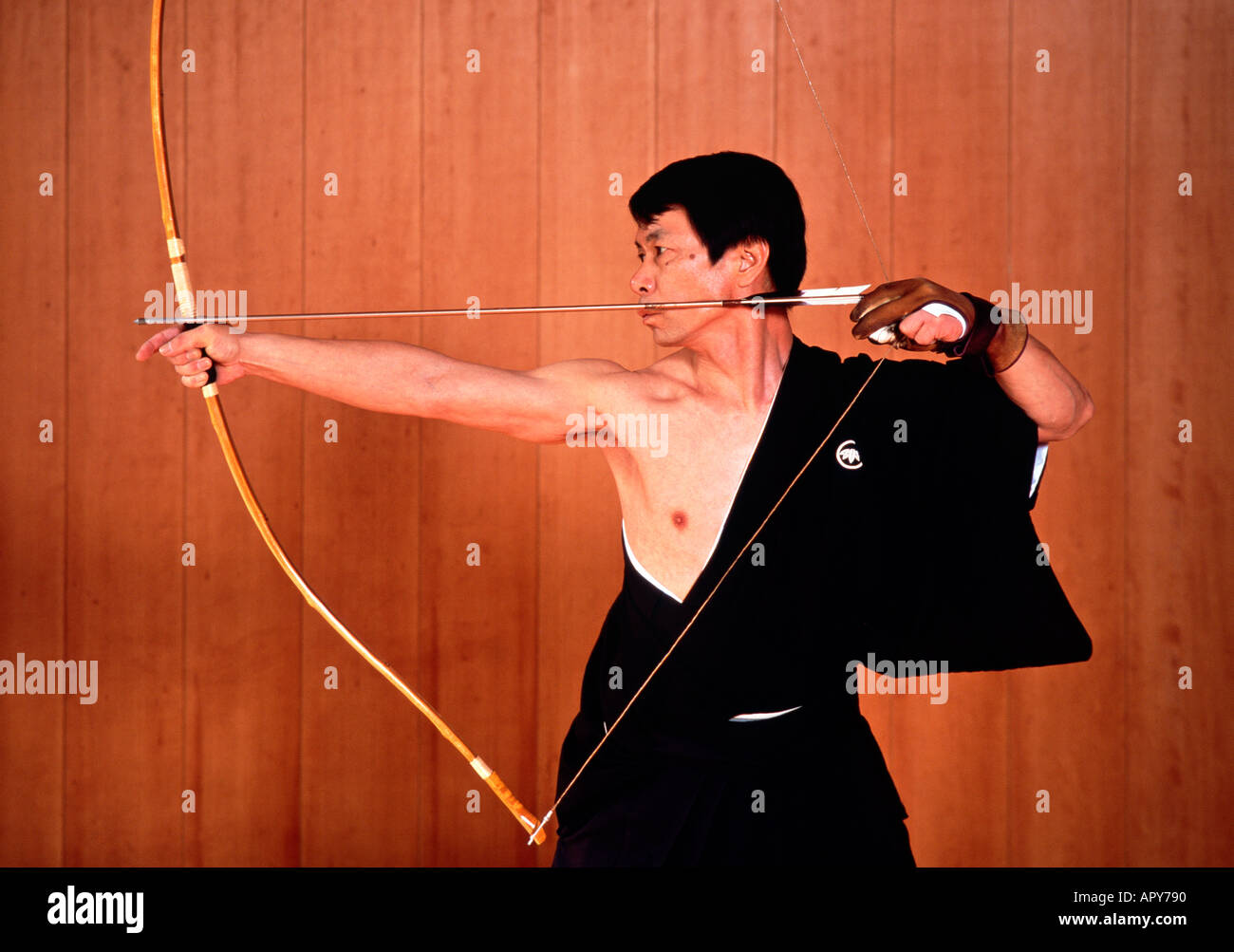 Japanese archery, Kyoto, Japan Stock Photo Alamy