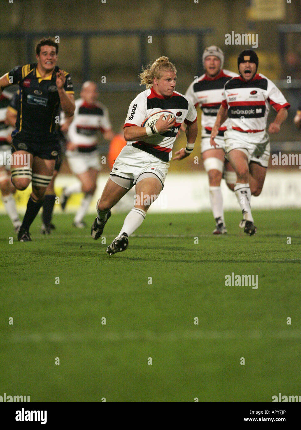 Leeds Tykes at headingley Stadium playing Rugby Stock Photo Alamy