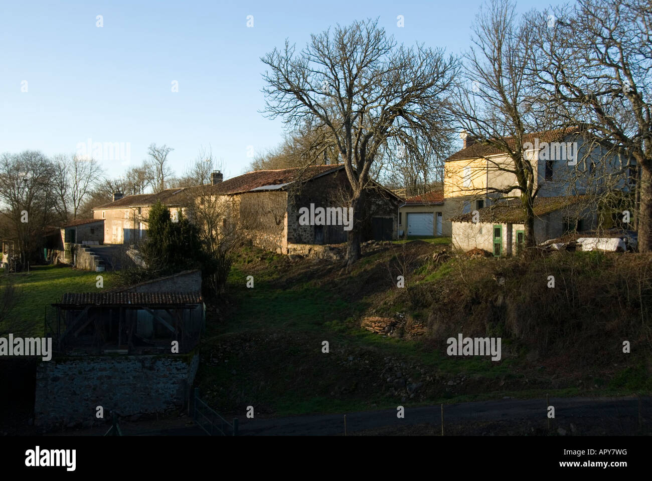 Image of a typical French hamlet The photo was taken just outside the
