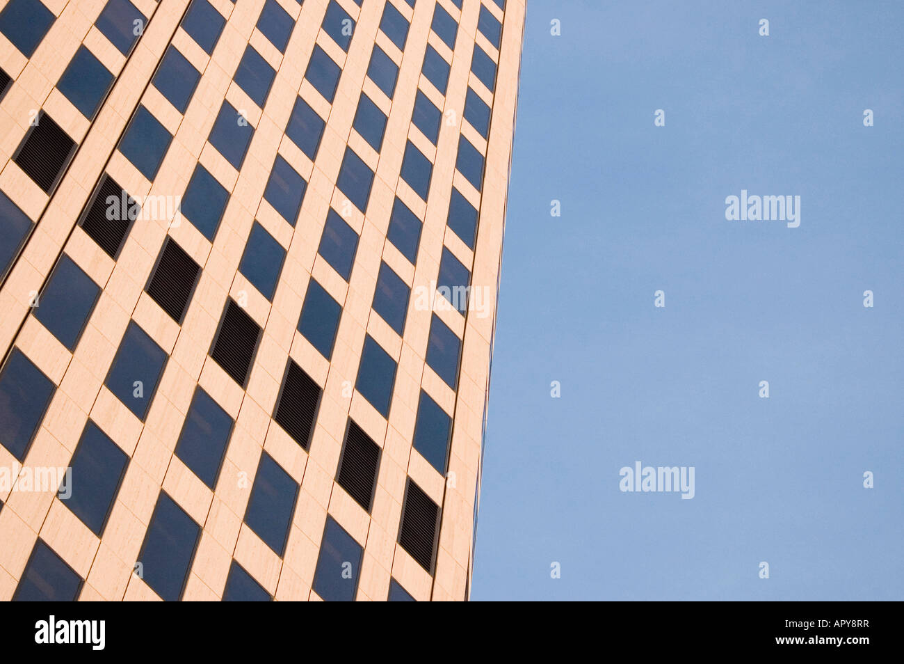 modern office building detail in providence rhode island Stock Photo