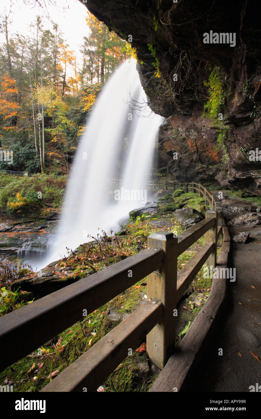 Dry Falls, Cullasaja River Highlands, North Carolina, USA Stock