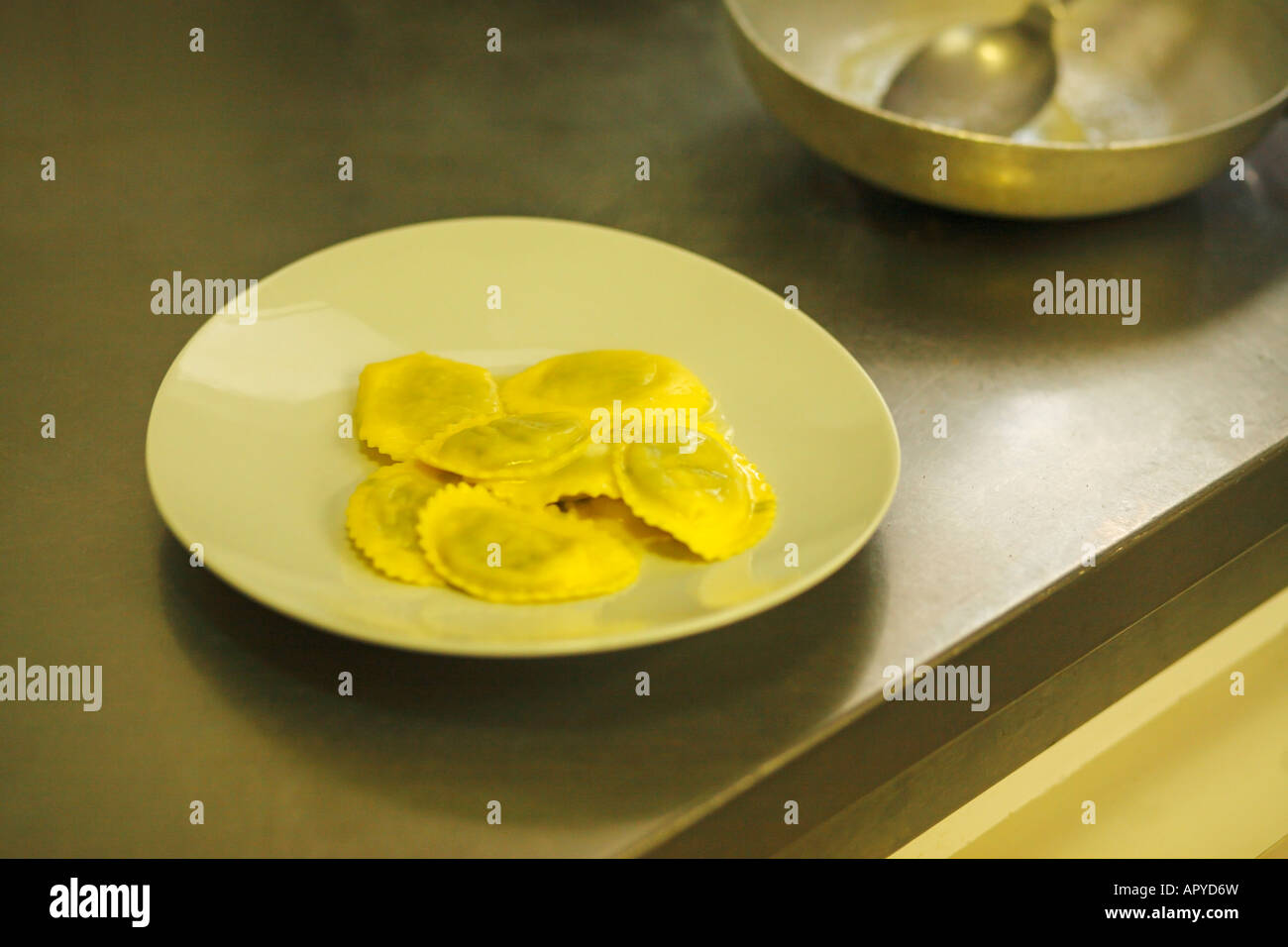Close up preparing ravioli typical hi-res stock photography and images ...