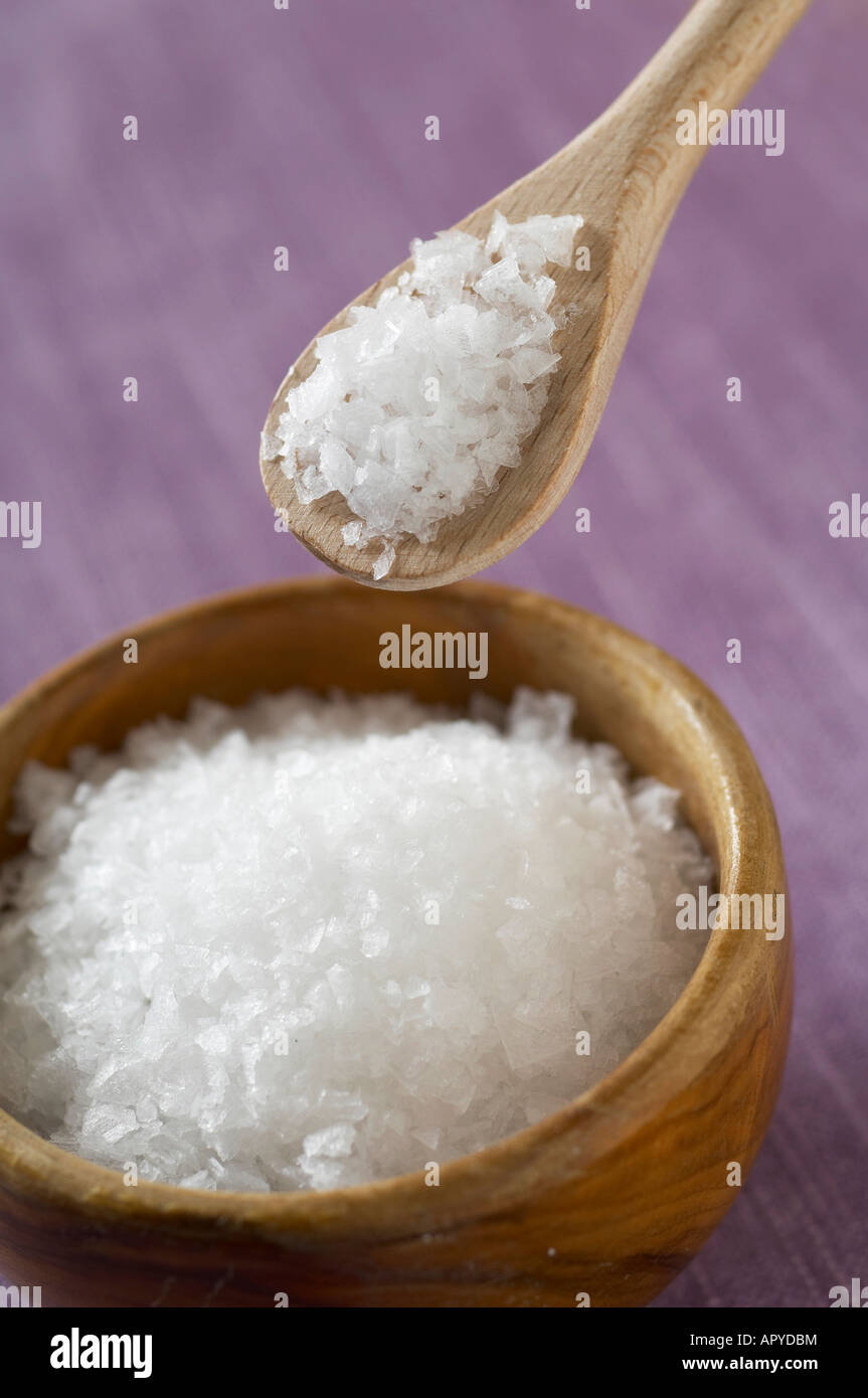 Sea Salt flakes Stock Photo Alamy