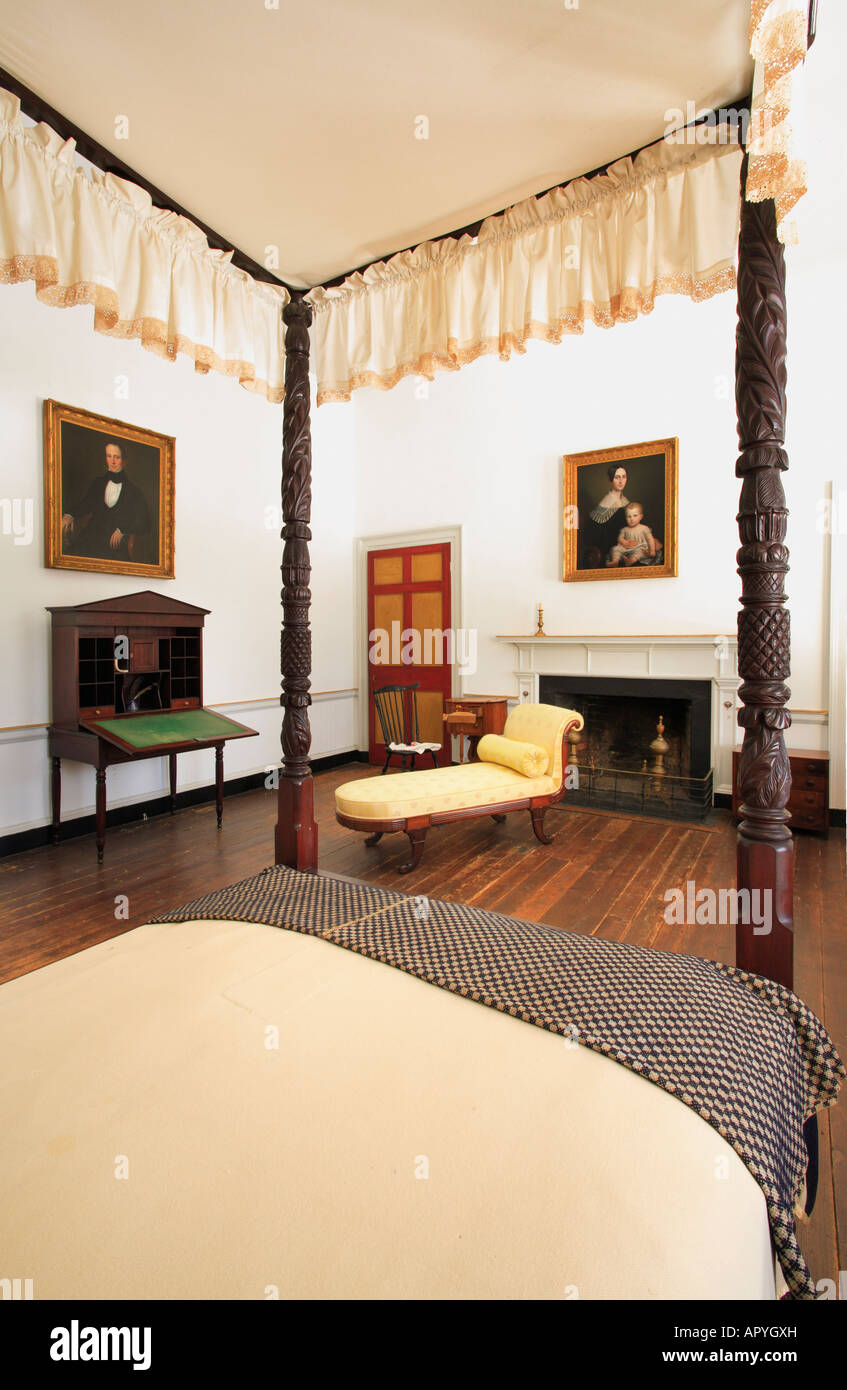 Bedroom, Woodlawn Plantation, Alexandria, Virginia, USA Stock Photo Alamy