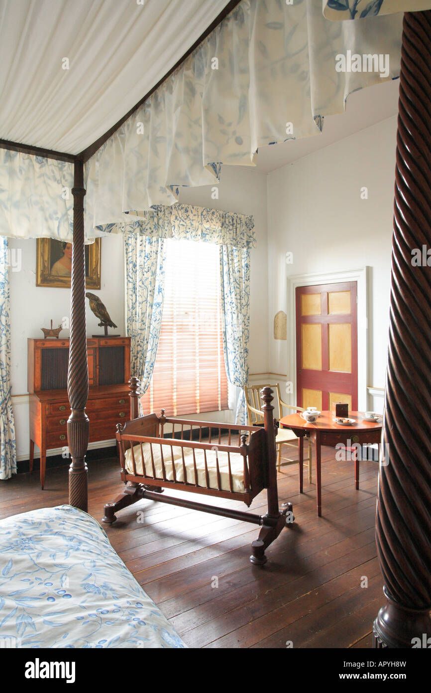 Bedroom, Woodlawn Plantation, Alexandria, Virginia, USA Stock Photo Alamy