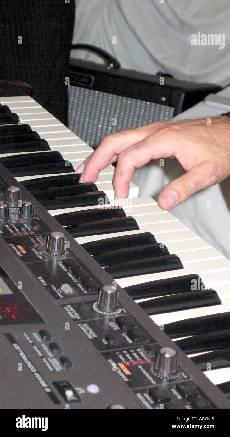 Electronic Piano Keyboard Stock Photo Alamy