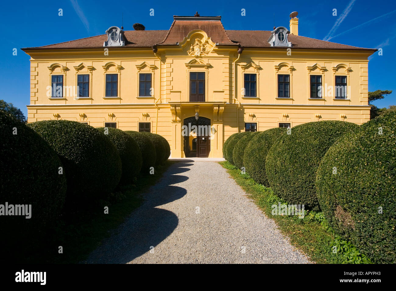 Eckartsau castle, Marchfeld, Lower Austria, Austria Stock Photo - Alamy