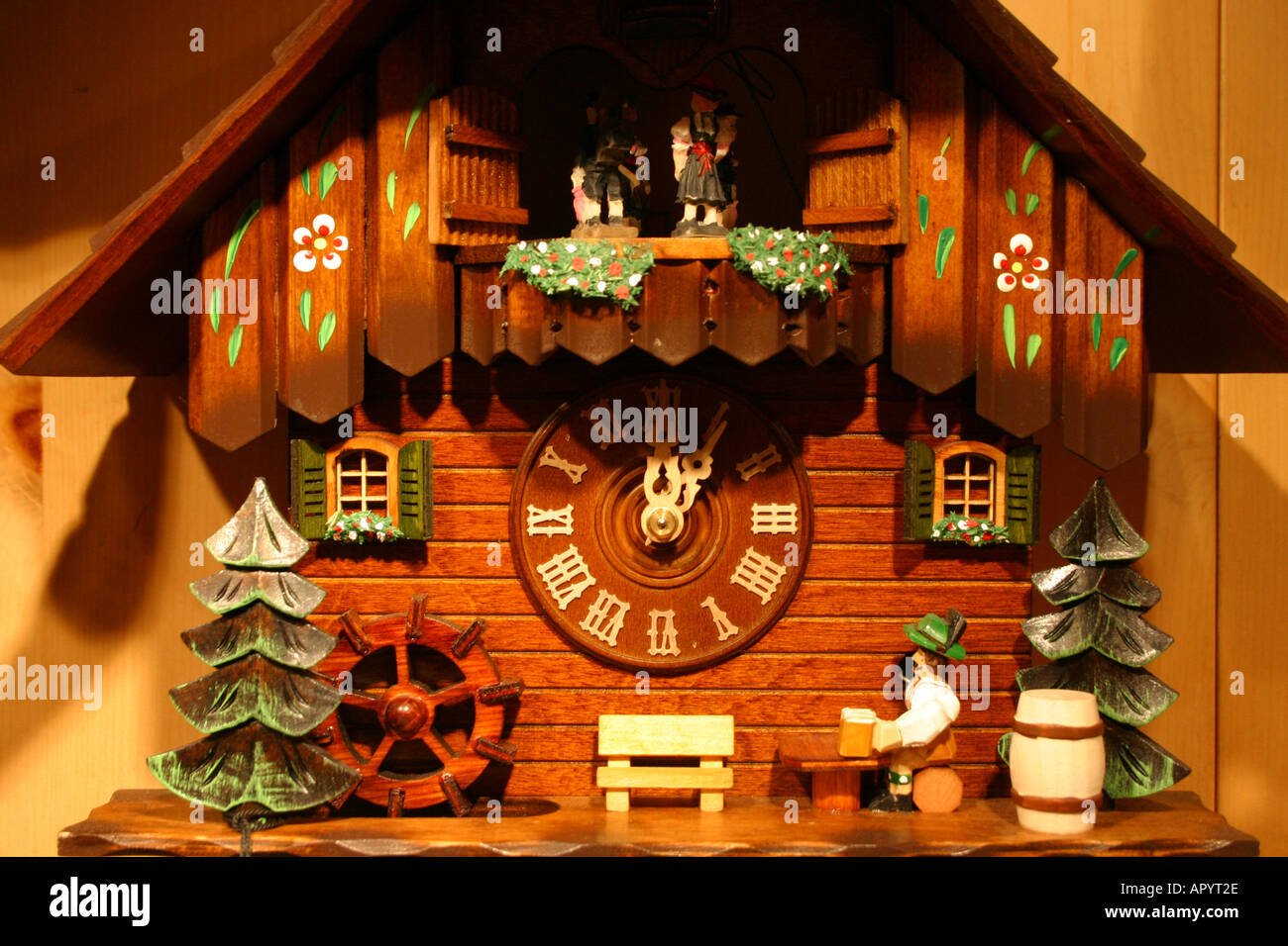 Cuckoo Clock Lucerne Switzerland Stock Photo Alamy