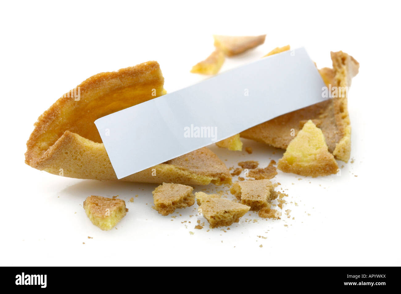 Blank opened fortune cookie hi-res stock photography and images - Alamy