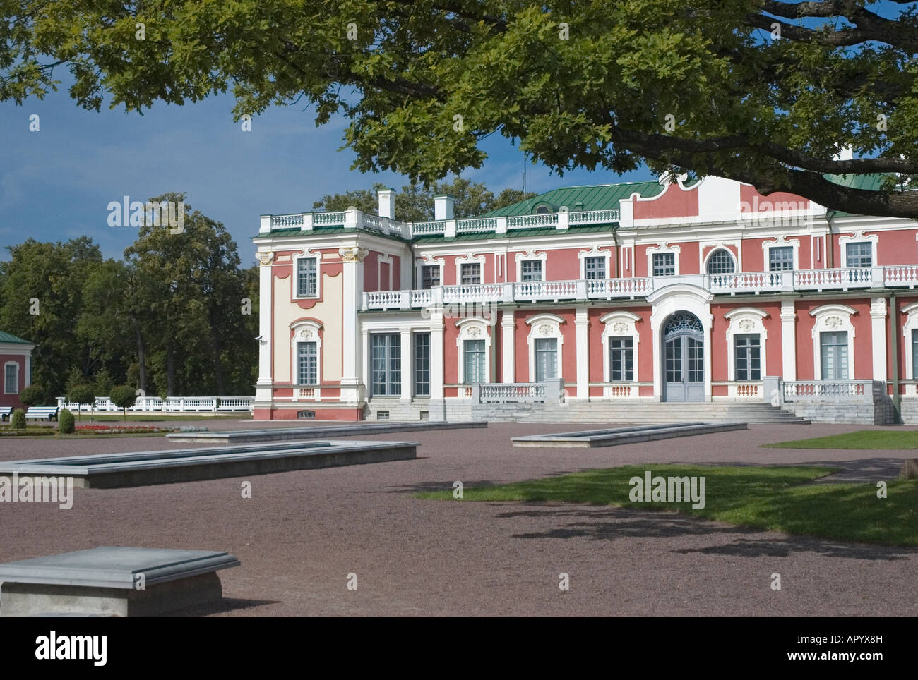 Kadriorg palace, site of Tallinn's Museum of Foreign Art. Stock Photo
