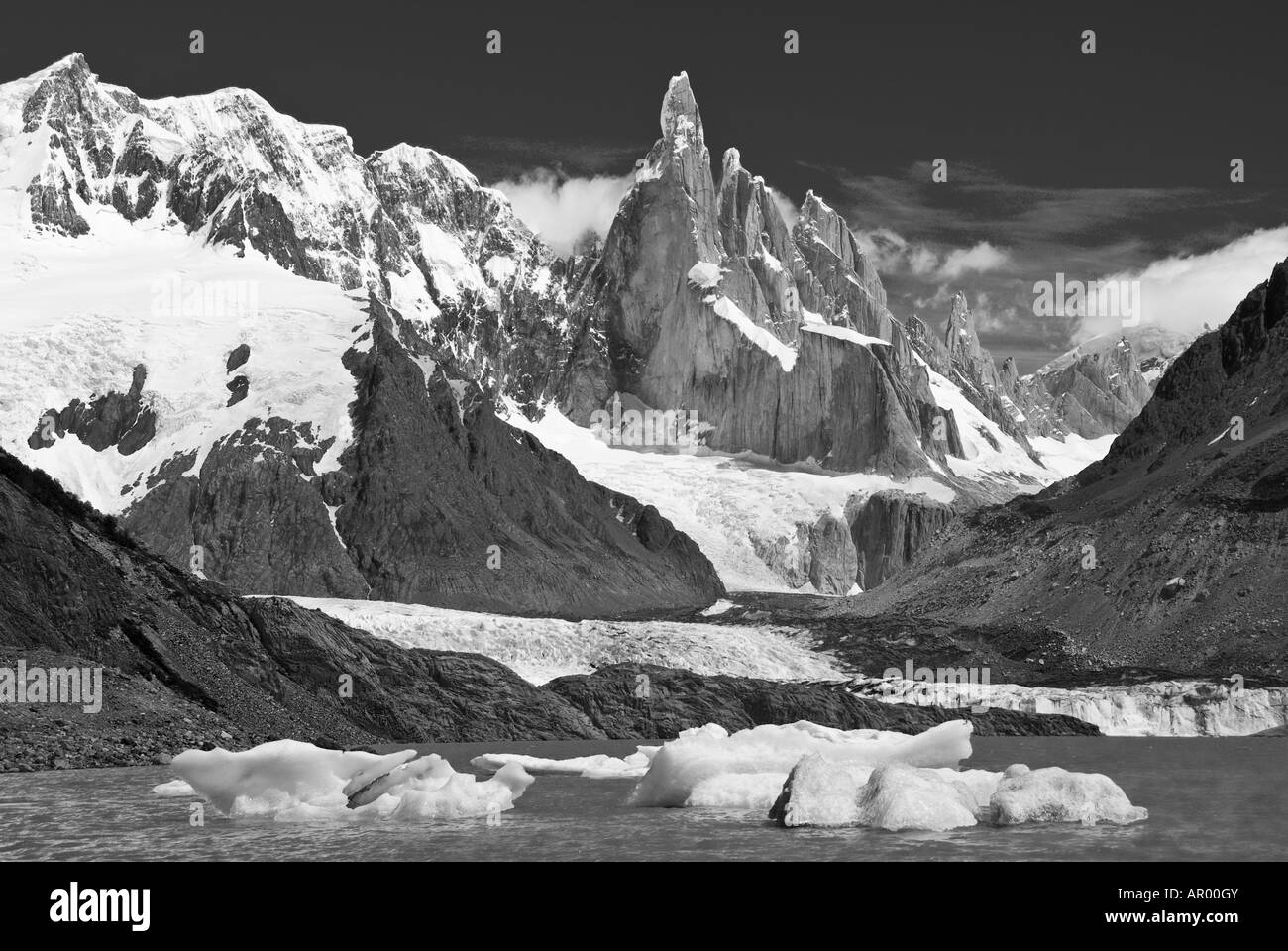 Cerro Torre, Los Glaciares National Park, Patagonia, Argentina Stock Photo