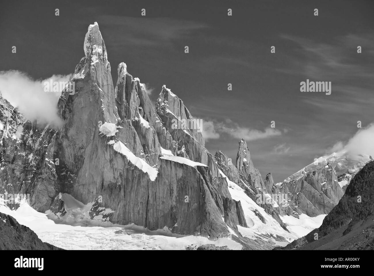 Cerro Torre, Los Glaciares National Park, Patagonia, Argentina Stock Photo