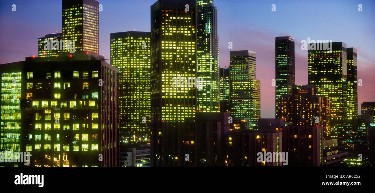 LOS ANGELES LA CITY CALIFORNIA USA Stock Photo