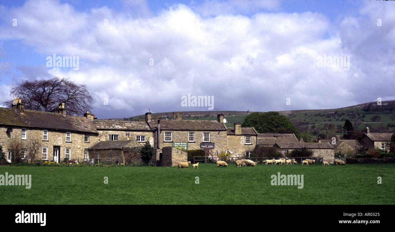 Redmire Village Yorkshire Dales National Park near Leyburn Yorkshire