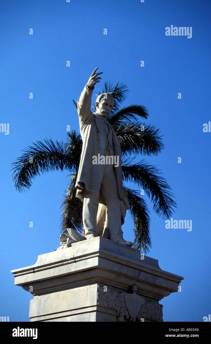 Statue Of Jose Marti Stock Photo