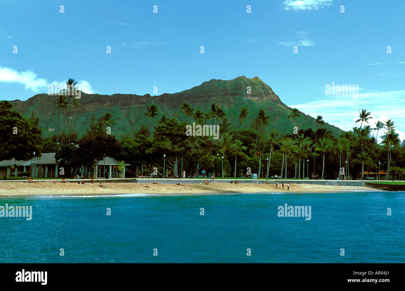 Hawai oahu honolulu diamond head hi-res stock photography and images ...