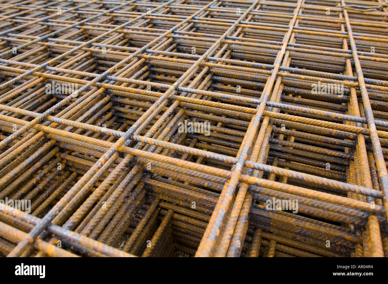 Reinforcing concrete bars Stock Photo 9082739 Alamy