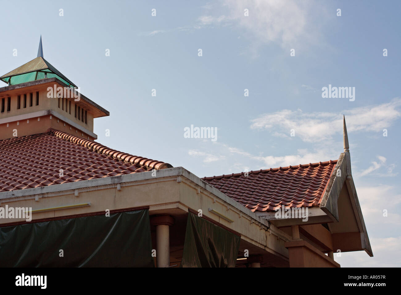 Traditional Malay roof design in Malaysia Stock Photo Alamy
