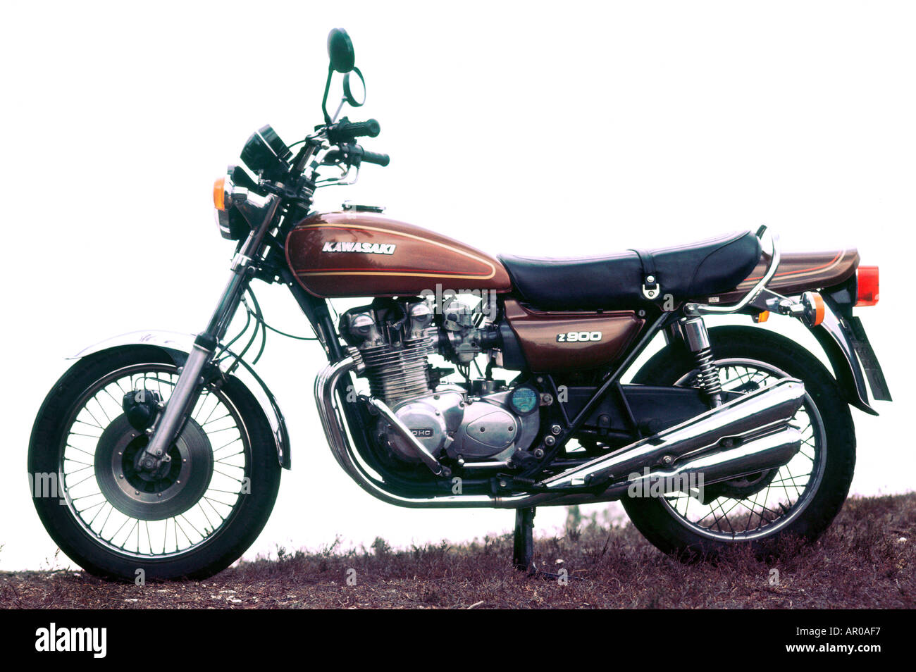 Classic Kawasaki Motorcycle High Resolution Stock Photography and Images -  Alamy