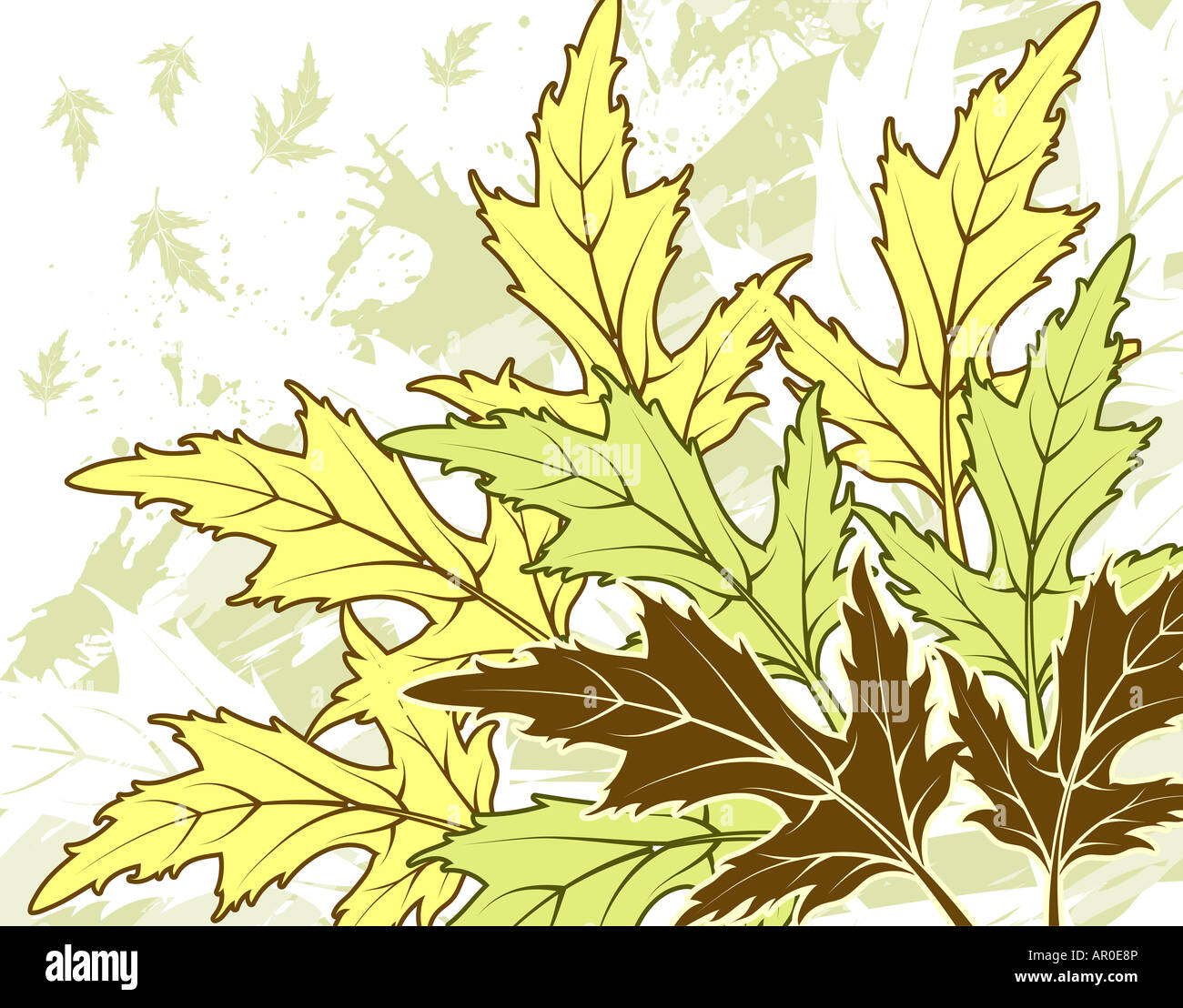 Grunge paint leaf background Stock Photo - Alamy