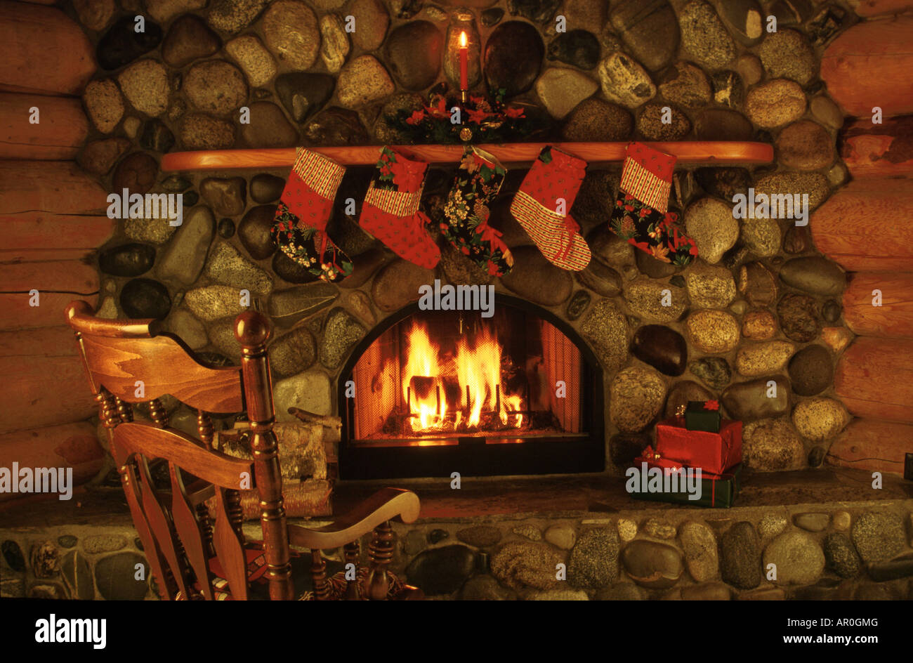 Granite fireplace mantel hi-res stock photography and images - Alamy